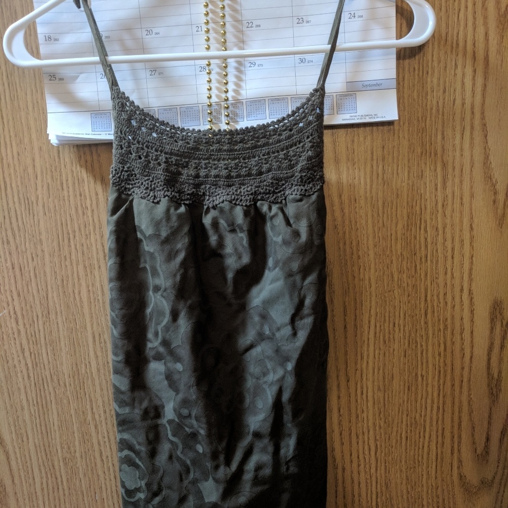 CK cross back spag top